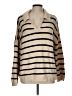 Lillusory Stripes Tan Pullover Sweater Size L - photo 1