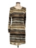 MSK Brown Casual Dress Size L - photo 1