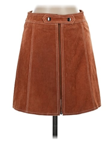 Topshop Leather Skirt (view 1)
