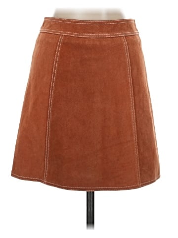 Topshop Leather Skirt (view 2)