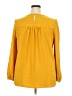 Assorted Brands 100% Polyester Yellow Long Sleeve Blouse Size 2X - photo 2