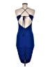 Jump Apparel Solid Blue Cocktail Dress Size M - photo 2