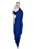 Jump Apparel Solid Blue Cocktail Dress Size M - photo 4