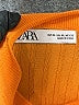Zara Orange Long Sleeve Top Size XL - photo 7