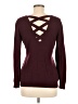 Love Ellie Burgundy Pullover Sweater Size M - photo 2