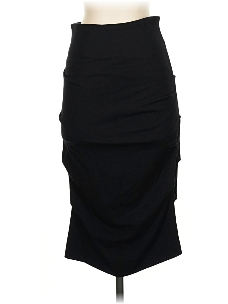 Pre-owned Nicole Miller Formal Skirt In Tan
