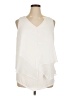 AB Studio Ivory Sleeveless Blouse Size XL - photo 1