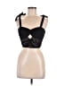 Manoush 100% Cotton Black Sleeveless Top Size 6 - photo 1