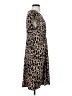 Apt. 9 Animal Print Brown Casual Dress Size S - photo 4