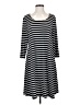 Chico's Stripes Black Casual Dress Size Sm (0) - photo 1