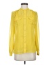 Worthington 100% Polyester Yellow Long Sleeve Blouse Size S - photo 1