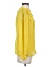 Worthington 100% Polyester Yellow Long Sleeve Blouse Size S - photo 4