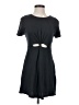 Mossimo Supply Co. Solid Gray Black Casual Dress Size S - photo 1