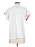 Keep In Touch 100% Cotton Pink Short Sleeve Blouse Size S - photo 2