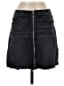 Paige Black Gray Denim Skirt Size 26 waist - photo 1