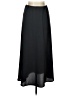 Pieces 100% Polyester Solid Black Formal Skirt Size L - photo 1