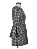 Likely Houndstooth Gray Casual Dress Size 8 - photo 4