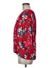 Fig and Flower 100% Rayon Red 3/4 Sleeve Blouse Size M - photo 5