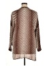 So Allure Chevron-herringbone Brown 3/4 Sleeve Blouse Size EU 46 / US 16 - photo 2