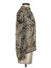 Shein 100% Polyester Animal Print Gold Long Sleeve Blouse Size S - photo 4