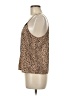 Shein 100% Polyester Tan Sleeveless Blouse Size 6 - photo 5