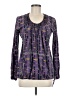 Ethos Purple Long Sleeve Blouse Size M - photo 1