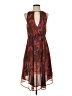 Hinge Paisley Brown Cocktail Dress Size XS - photo 1