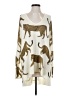 Show Me Your Mumu 100% Polyester Animal Print Ivory Pullover Sweater Size XS - photo 1