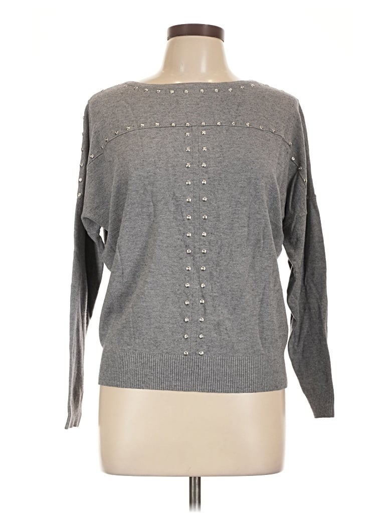 Pre-owned Milano Pullover Sweater In Gray