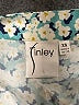 Finley 100% Cotton Blue Short Sleeve Blouse Size XS - photo 6