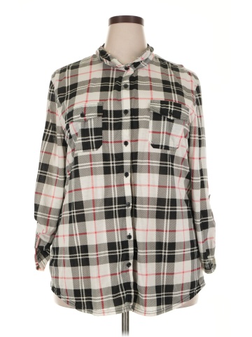 New York Laundry 3/4 Sleeve Blouse (view 1)