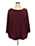 Boutique + 100% Acrylic Burgundy Pullover Sweater Size 3X - photo 1