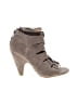 Bamboo Gray Brown Heels Size 5 1/2 - photo 1