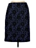 Express 100% Polyester Paisley Blue Formal Skirt Size 7 - 8 - photo 1
