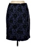 Express 100% Polyester Paisley Blue Formal Skirt Size 7 - 8 - photo 2