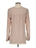 Hinge 100% Rayon Tan Long Sleeve Blouse Size S - photo 2