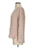 Hinge 100% Rayon Tan Long Sleeve Blouse Size S - photo 5