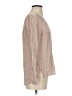 Hinge 100% Rayon Tan Long Sleeve Blouse Size S - photo 4