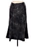Christopher & Banks Paisley Black Gray Formal Skirt Size 12 - photo 1