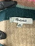Madewell Chevron-herringbone Tan Wool Pullover Sweater Size XS - photo 7