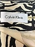 Calvin Klein 100% Polyester Animal Print Ivory Blazer Size 2 - photo 3