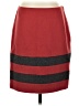 J. McLaughlin Color Block Red Casual Skirt Size 4 - photo 1