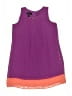 Amy's Closet 100% Polyester Color Block Purple Dress Size 12 - photo 1