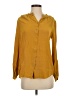 GOODTHREADS 100% Viscose Yellow Long Sleeve Blouse Size S - photo 1
