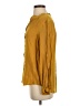 GOODTHREADS 100% Viscose Yellow Long Sleeve Blouse Size S - photo 5