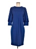 Unbranded Solid Blue Casual Dress Size M - photo 1