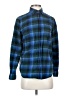 Pendleton Plaid Blue Long Sleeve Button-Down Shirt Size XS - photo 1
