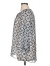Apt. 9 100% Polyester Silver 3/4 Sleeve Blouse Size XL - photo 5