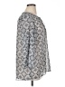 Apt. 9 100% Polyester Silver 3/4 Sleeve Blouse Size XL - photo 4