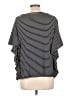 Gap 100% Polyester Black Short Sleeve Top Size L - photo 2